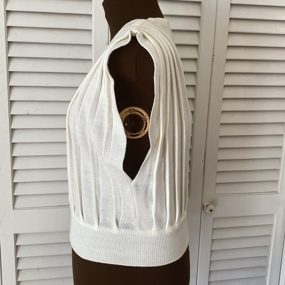 Vintage Nicole Curie sleeveless sweater size M - Picture 6 of 7